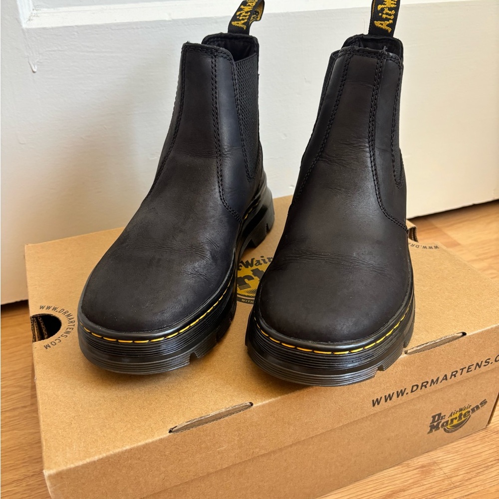 Dr. Martens Black Leather Boots